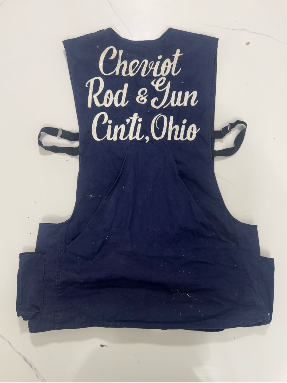Vintage 60s Bob Allen Cheviot Rod & Gun Cincinnati Ohio shooting Vest